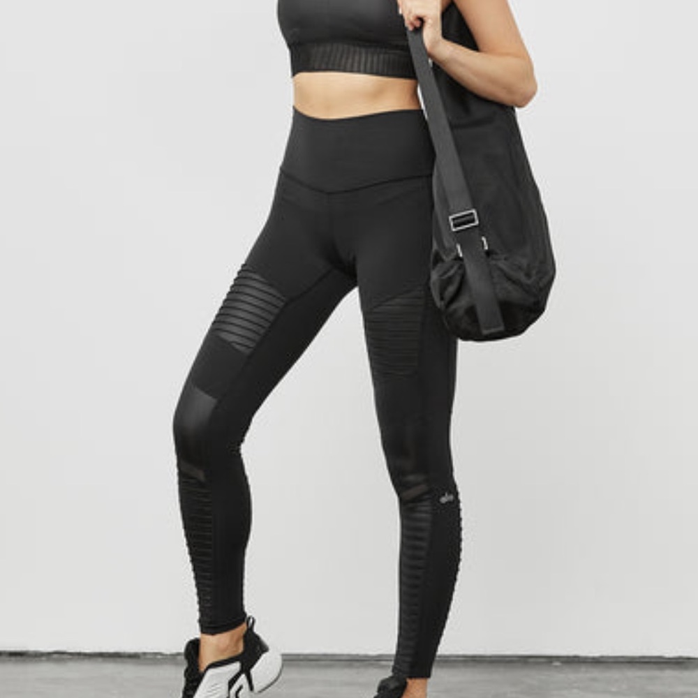 Alo Yoga | High waist moto leggings